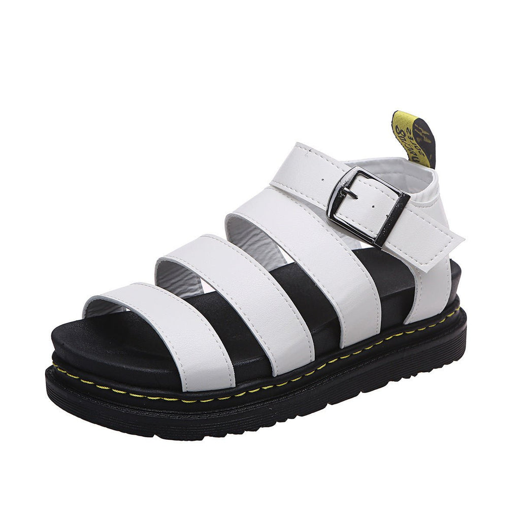 Women's Platform Strappy Buckle Comfortable Sandals