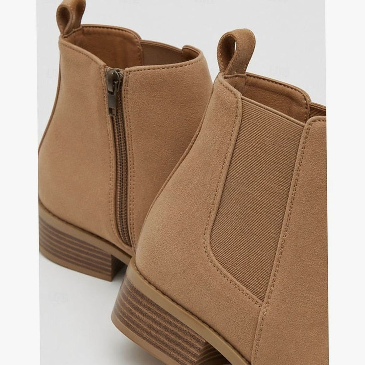 Women's Pointed-Toe Block Heel Chelsea Ankle Boots