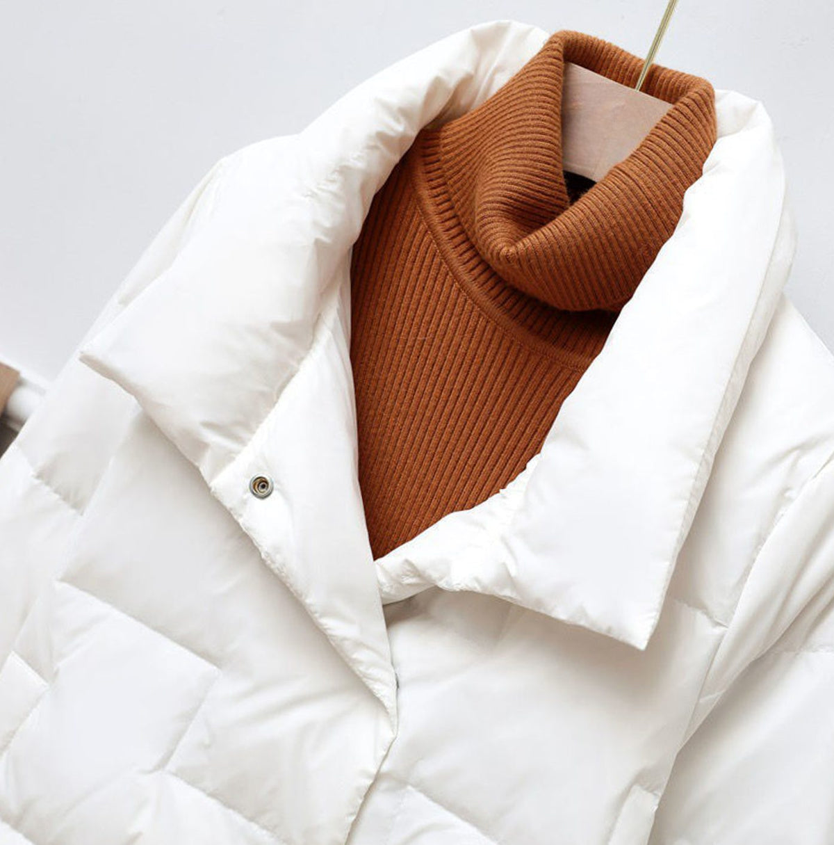 Women's Quilted Lightweight Button-Front Puffer Jacket