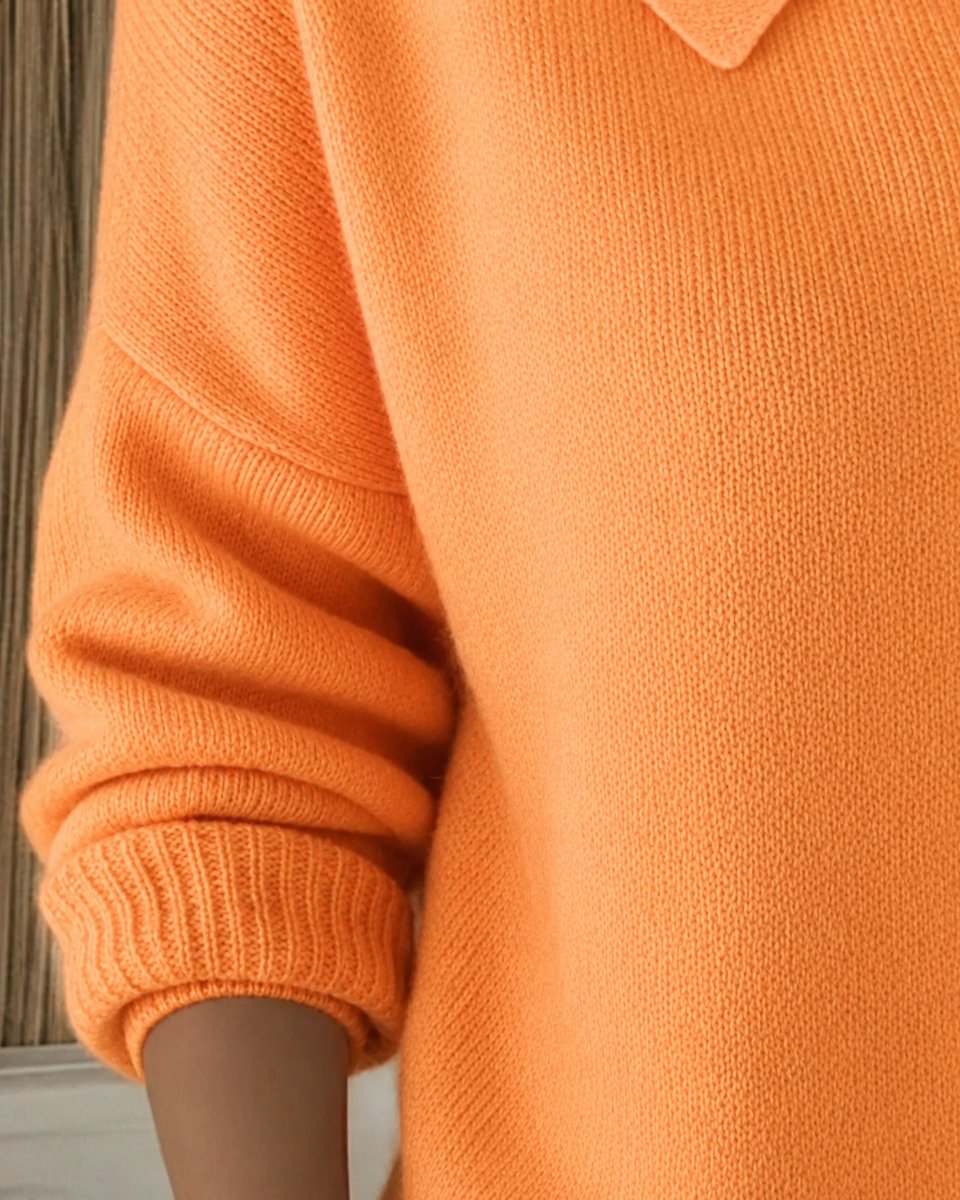 Women's Relaxed-Fit Button-Up Collar Knit Cardigan