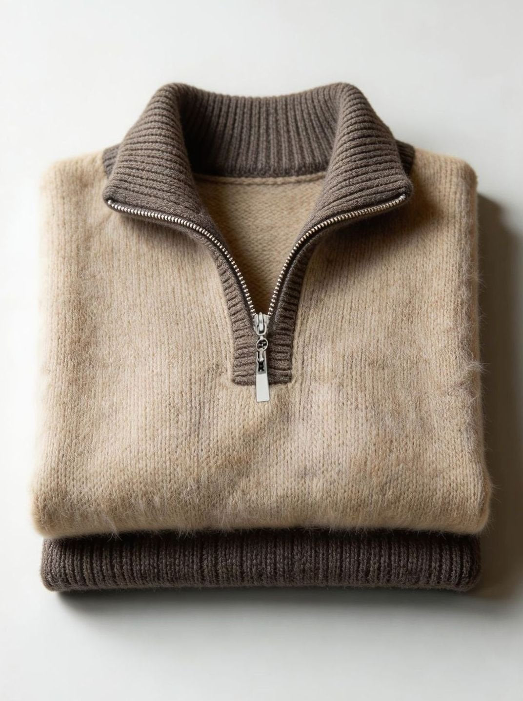 Women's Relaxed Half-Zip Knit Pullover Sweater
