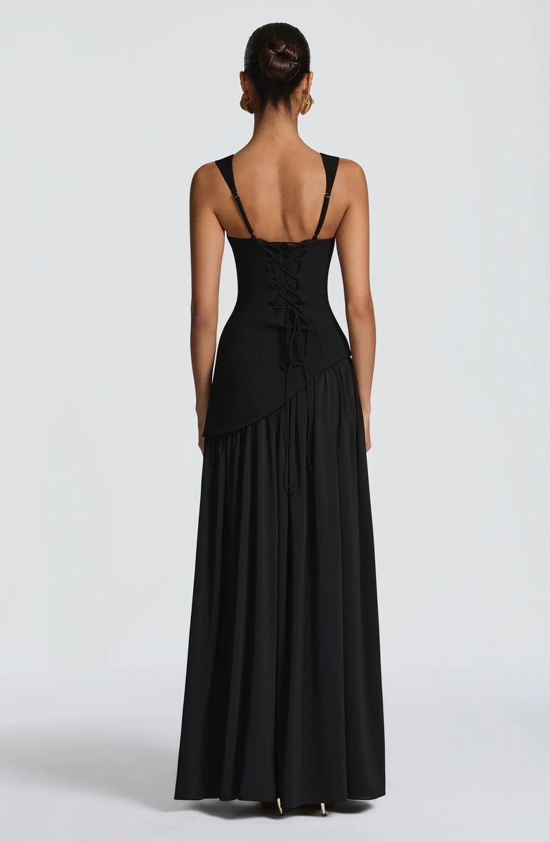 Women's Square Neck Sleeveless A-Line Mother of the Bride Dress
