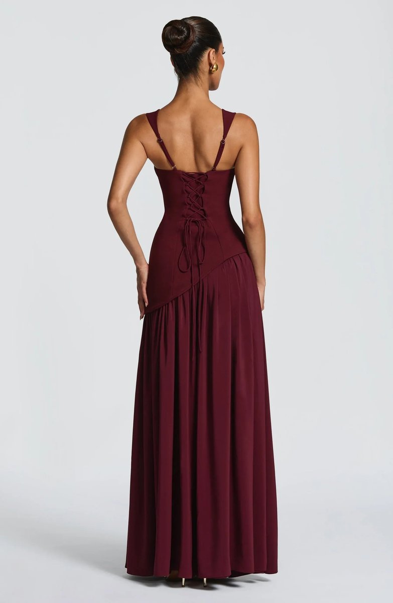 Women's Square Neck Sleeveless A-Line Mother of the Bride Dress