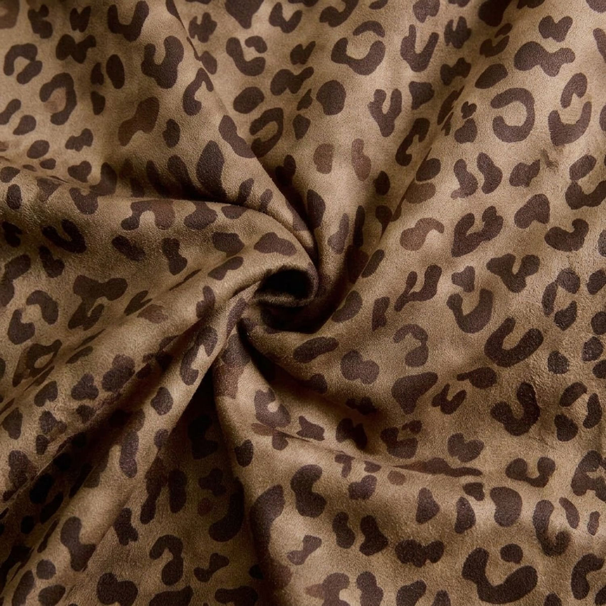 Women's Vintage Leopard Print Button-Front Coat